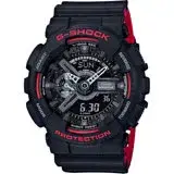 在飛比找遠傳friDay購物優惠-CASIO 卡西歐 G-SHOCK 人氣經典紅黑雙顯手錶 G