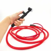 TIG Welding Torch Soft Red Hose Argon Tungsten Arc Flexible 150A Quick Connector