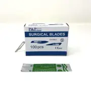 Disposable Surgical Scalpel Blades Sterile High Grade Carbon Steel 2.1% 10xx ...