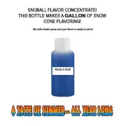ROCK N ROLL SYRUP MIX SNOW CONE/ SHAVED ICE Flavor GALLON CONCENTRATE #1