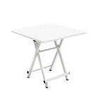 Wooden Folding Table Foldable Portable Bed Sofa Dining Side Laptop Desk White