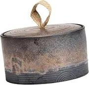 Tea jar,Tea caddy, Tea Tea Storage Canister Loose Tea Tank Ceramic containers Ceramic Kitchen Canister Seasoning Can Ceramic Storage Jars Tea tin Canister Chinese Ceramics nut jar Coffee-As.