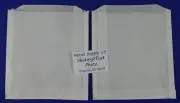 Dry Wax White Paper Sand Bags Concession Machine supplies 6" x 0.75" x 6.5"