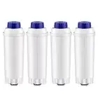 4pcs Delonghi Genuine Coffee Machine Water Filter DLSC002 5513292811 SER3017