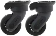 [IxapA] Luggage Suitcase Replacement Wheel 1 Pair Luggage Wheels Replacement Universal Trolley Fixed Casters - Flexible