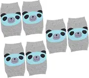 1 Pair Comfortable Crawling Pads for Skin Friendly Absorbent Knee Protectors for Learning to Crawl Present for Lightweight Breathable Design