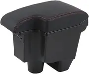 for Toyota for Yaris GR Car Armrest Box Retrofit Armrest Storage Box Content Retractable USB Car Accessories (Color : A1 3USB)