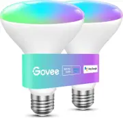 Smart Light Bulbs, 1200 Lumens Dimmable BR30 Bulbs, RGBWW Color Changing Light B