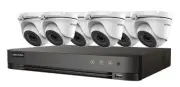 Hikvision 8-Ch 4MP DVR 2TB HDD & 6 2MP IR Turret Security Camera Kit