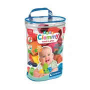 20pc Clementoni Soft Clemmy Touch & Play Soft Blocks Toy Baby/Infant 6m+