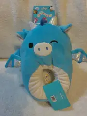 Squishmallows Tatiana The Dragon Kid's Slippers Size 11-12