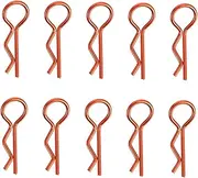 TEHAUX 20pcs R Shape Spring Pin Clip Durable Wave Pin for Engineering Automotive Gardening Equipment Corrosion Resistant Easy Installation Strong Clamping Force