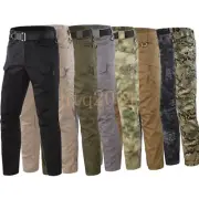 MEN Outdoor Warm WATERPROOF Hiking Ski camping Hunting Fleece Trousers Army pant