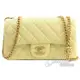 【全新現貨】CHANEL AS4041 Mini Flap 小羊皮山茶花金球迷你斜背鍊包.淺黃 20cm現金價$208,000