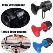 Electric Bicycle Horn Bike Bell Accessories Horns Speakers 120db Loud Warning