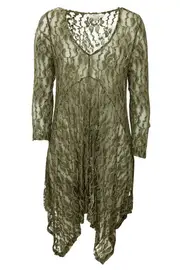 Lace Mesh Tunic--CLA-3952