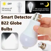 1-10X LED PIR Motion Sensor Light Bulbs Smart Globe Lamp Detector B22 7W 12W 15W