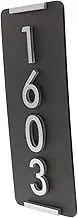 FOYTOKI Address Plaque Durable House Number Sign for Mailboxes Doors Unique Design Weather Resistant Home Address Numbers Thickness