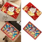 Indoor Doormat Red Front Back Door Mat for Home Entry Entrance Way Kitchen