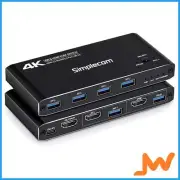 Simplecom KM420 2-Port HDMI KVM Switch HDMI 2.0