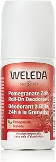 WELEDA Pomegranate 24h Roll-On Deodorant 50ml | Sensual & Fresh | No Aluminium Salts | Vegan