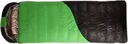 Sleeping Bags for Adults Backpacking Sleeping Bag Lightweight Waterproof- Cold Weather Sleeping Bag for Girls Boys Mens for Warm Camping Hiking Outdoor Travel (Color : Black+Green, Size : 2700g)