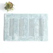 Renee Taylor Retreat Cotton Reversible Bath Mat Silver