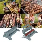 Manual Barbecue Meat Skewer Machine Plastic BBQ Skewer Maker Outdoor Party