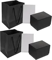 JEWEDECO 1 Set Wristwatch Display Case Organizer Single Watch Collection Box Box