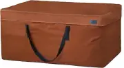 NettyPro Outdoor Patio Cushion Storage Bags 65L x 20W x 28H, Brown