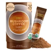 ShroomDNA Mushroom Coffee Blend with Chaga & Lion's Mane | Instant Focus + Cl...