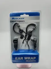 Midland AVP-H4 Black Ear-Hook Headsets NWT