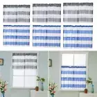 Elegant Striped Curtains Panels Semi Sheer