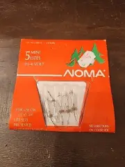 NOMA - Mini Lites (3 1/2 - 4 Volt) 5-Pack for use on 35-50-100 Push-In Lite Sets