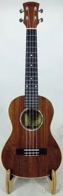 Alulu solid mahogany tenor ukulele, green abalone, laser sea fish pattern UMT05