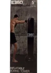 Endurance E360 Inflatable Boxing Tower 5' Tall New Full Body Workout Durable