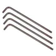T20 Tamper Proof Torx Star Key Bit Wrench, L-Shape 4.41" Long Arm, S2 Steel 4pcs