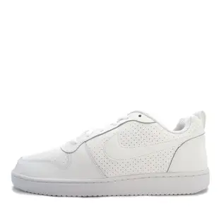 Nike Court Borough Low [838937-111] 男 休閒鞋 運動 基本款 白鞋 皮革 低筒 白