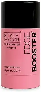 (SWEET PEACH) - Style Factor Edge Booster Hair Pomade Stick Strong Hold 70ml (SWEET PEACH)