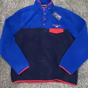 Polo Sport Ralph Lauren Colorblock Button Snap Pullover Fleece Men’s Sz L $188