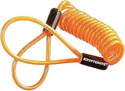 Kryptonite 340102 Orange Disc Lock Reminder Cable