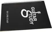 CORHAD Guitar Sheet Music Book A4 Tear-off Pages for Easy Mistake Waterproof Cover for Outdoor Performance