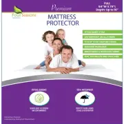 Full Size Waterproof Mattress Protector - Fitted Sheet Style - Hypoallergenic...