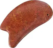 HEATSHAKING 1pc Gua Massage Tool Red Stone Body Scraping Board for Neck Back Face and Legs and Practical Design for Enhanced Circulation and Relaxation
