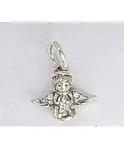 Authentic Pandora Sparkling Angel Charm #793598C01 W/ Tag & Box
