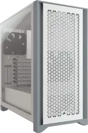 4000D Airflow Tempered Glass Mid-Tower ATX PC Case - White