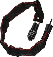 Abaodam Bicycle Password Lock Chain Heavy Duty Theft Cycling Lock for Motorbike Scooter Security Keyless Design Wear Resistant Compatible with Bikes