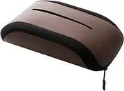 Car Visor Tissue Holder, PU Leather Napkin Organizer, Soft Touch Design, Secure Fit Installation, Auto Interior Accessory for Home Room Armrest Backseat, 8.66x5.51x2.36 Inches