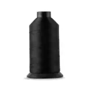 Beading Thread Tex 45 Polyester Bonded Black 3000 yds Cone