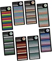 Tofficu Reading Strips Sentence Markers 8 Sheets Sticky Tabs for Books Lightweight and Portable